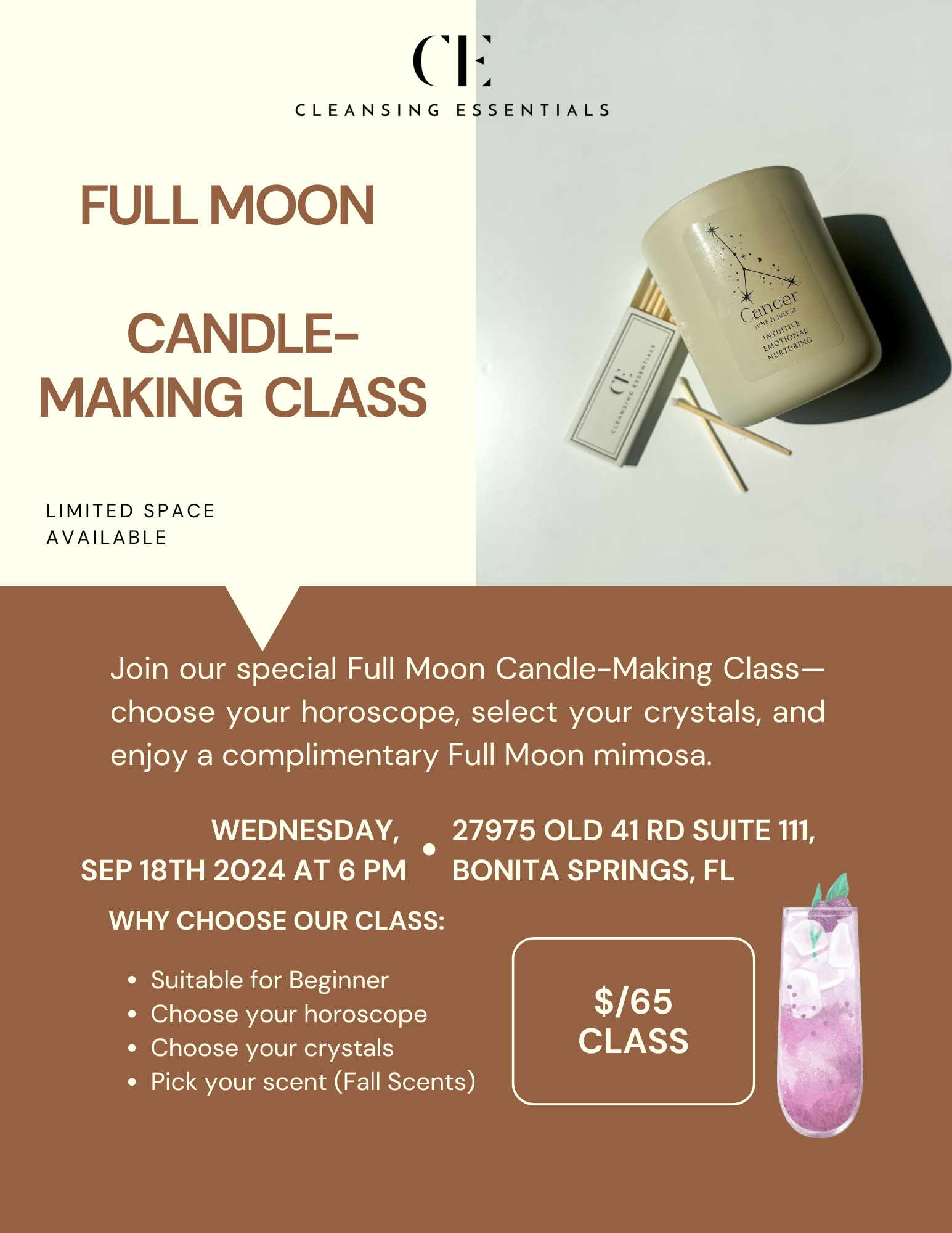 Full Moon Candle-Making Class