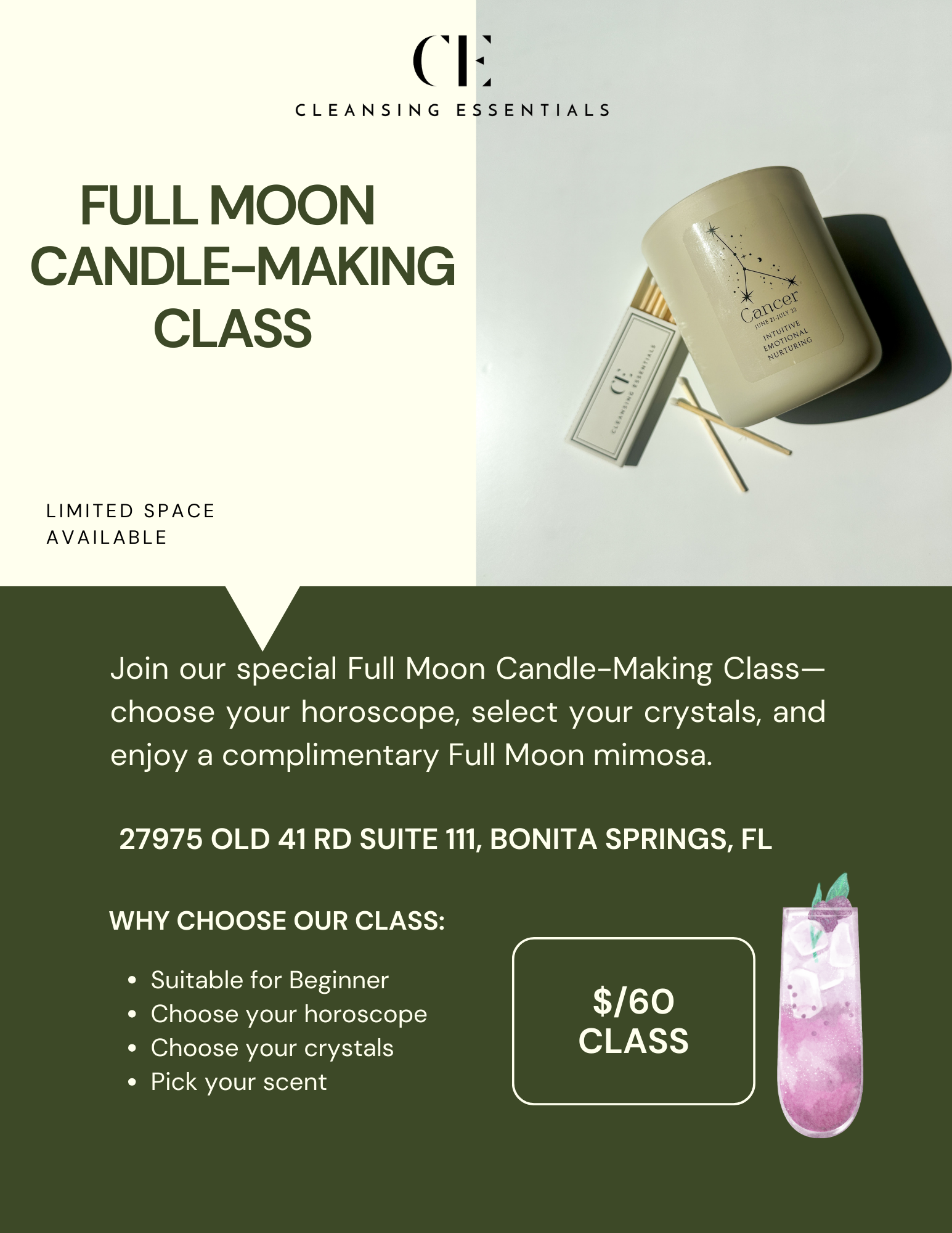 Full Moon Candle-Making Class