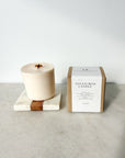 Gold Rimmed Glass Candle 11oz & 9oz Refill Bundle